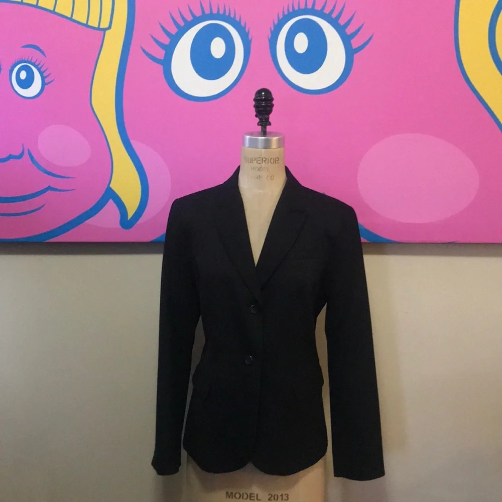 Pendleton Black Wool Blazer